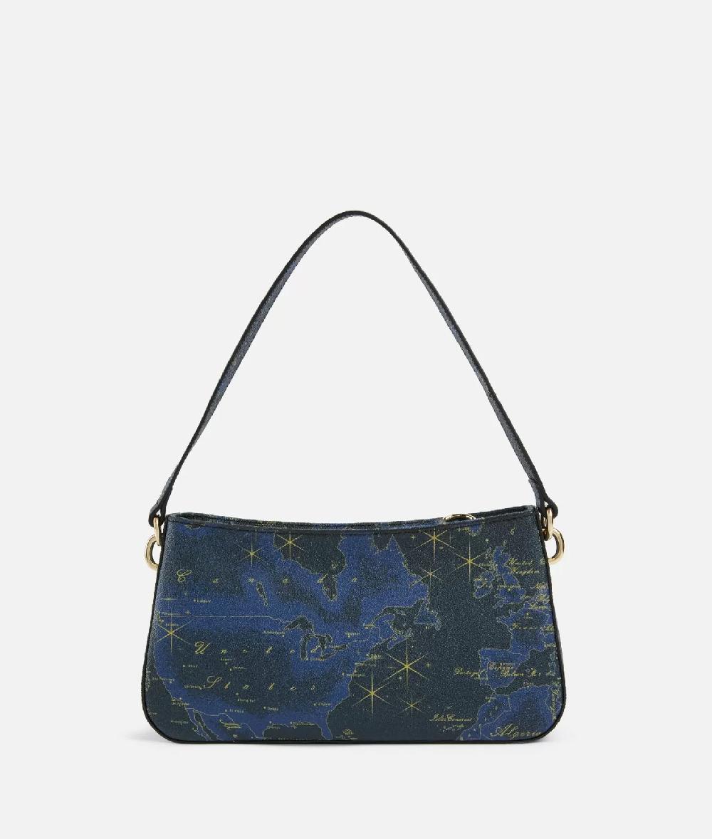 Alviero martini 1a classe Geo Midnight sottospalla con tracolla Blu Notte Presa