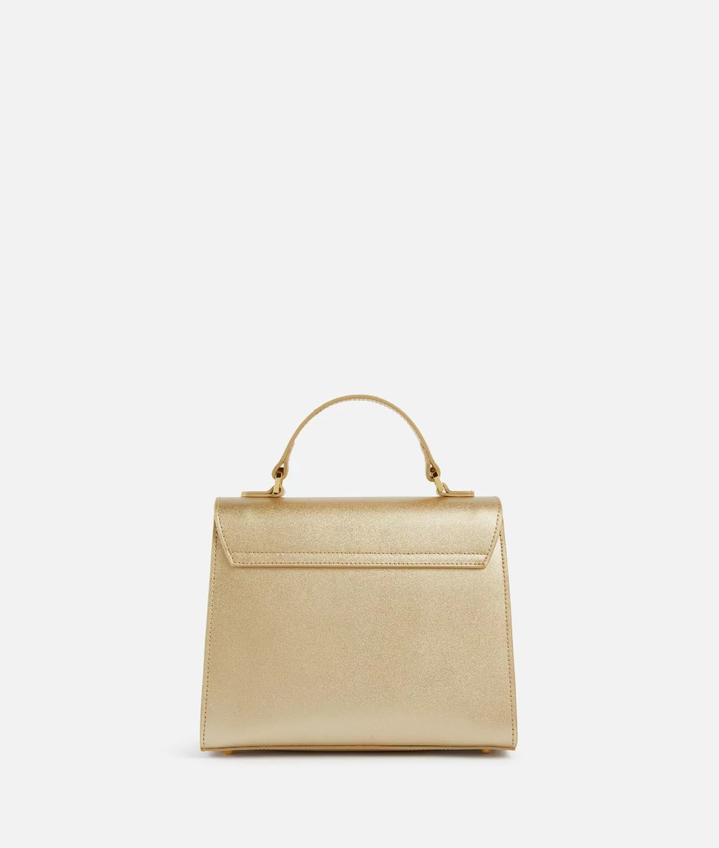 Alviero martini 1a classe Winter Spirit mini tote con tracolla in pelle laminata Oro Chiaro Outlet