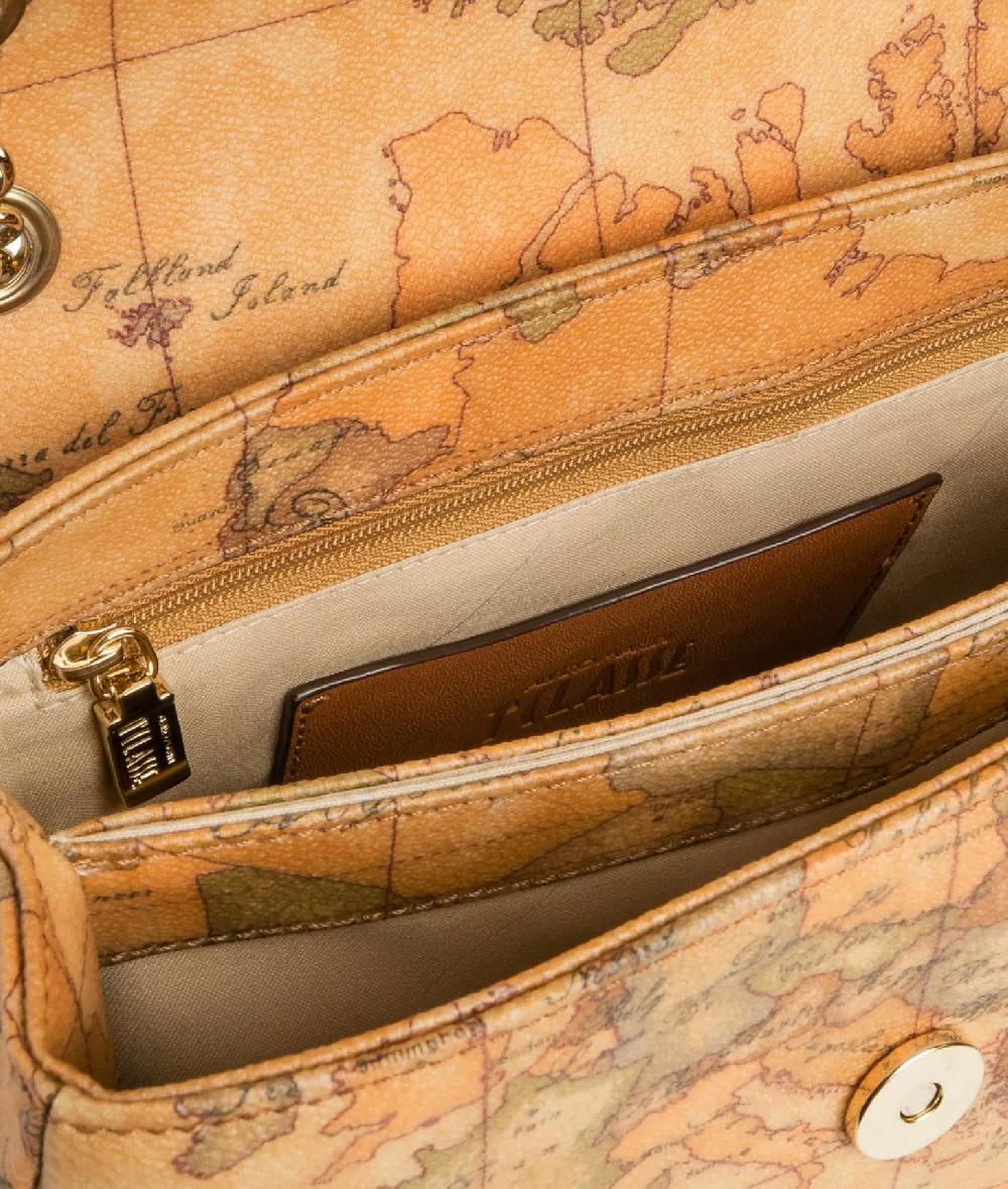 Alviero martini 1a classe Geo Classic Borsa mini con battente in pelle Soddisfazione Garantita