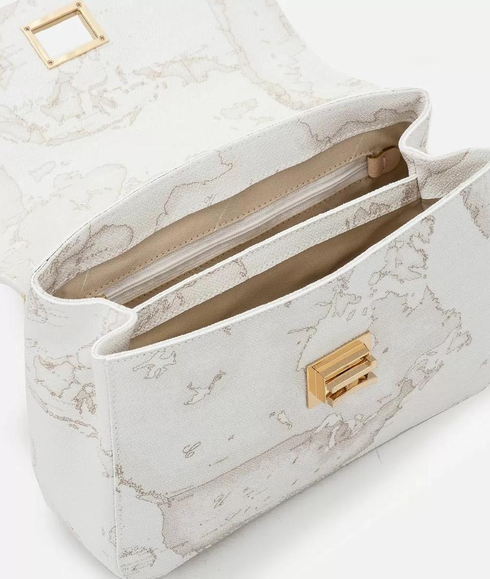 Alviero martini 1a classe Geo White tracolla con patta Consegna Veloce