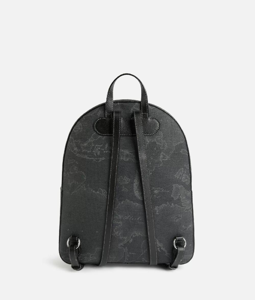 Alviero martini 1a classe Zaino tre tasche in tessuto stampa Geo Night Nero Sottocosto