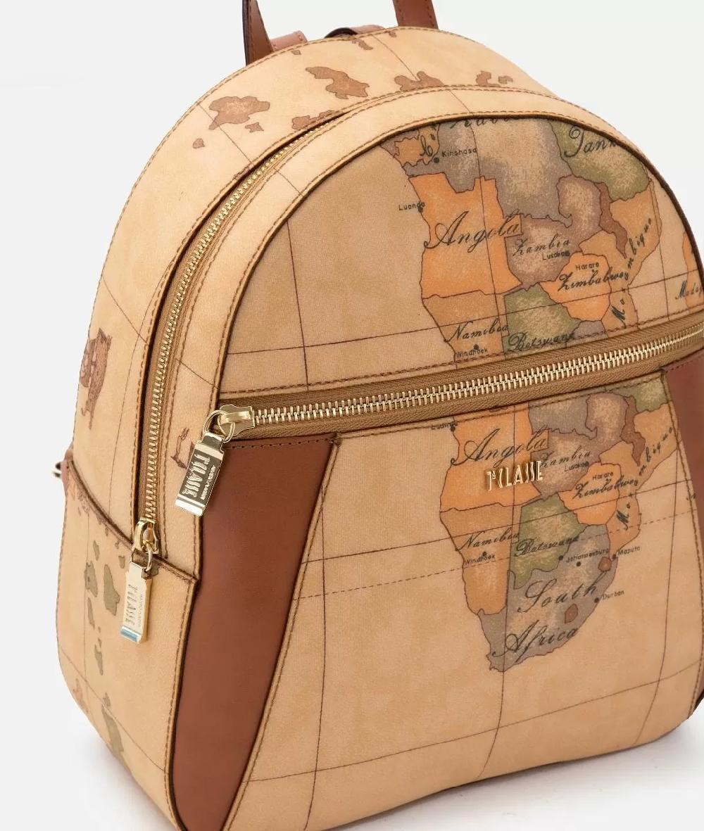 Alviero martini 1a classe Geo Classic zaino con inserti frontali in pelle Sconto