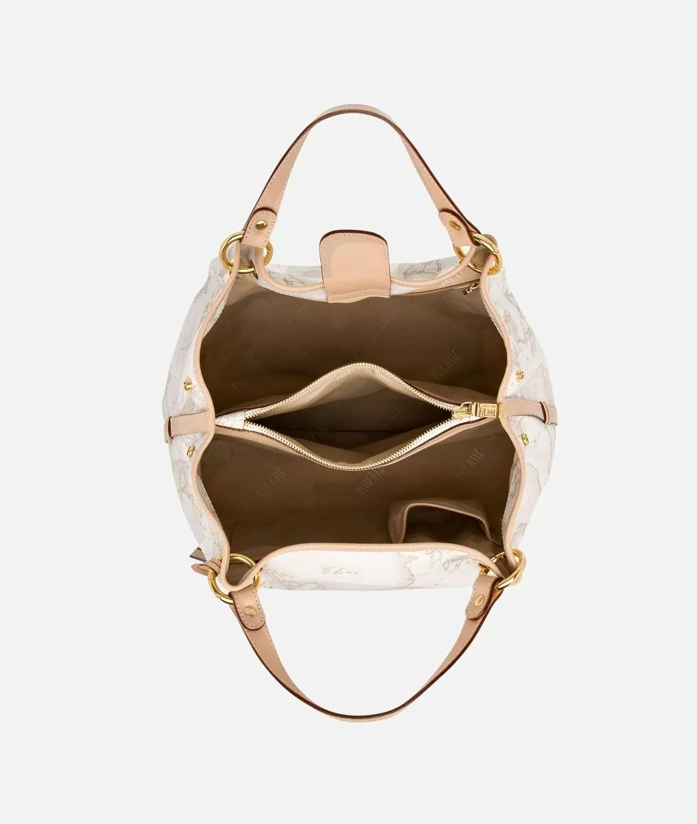Alviero martini 1a classe Geo White Borsa media a mano Moda