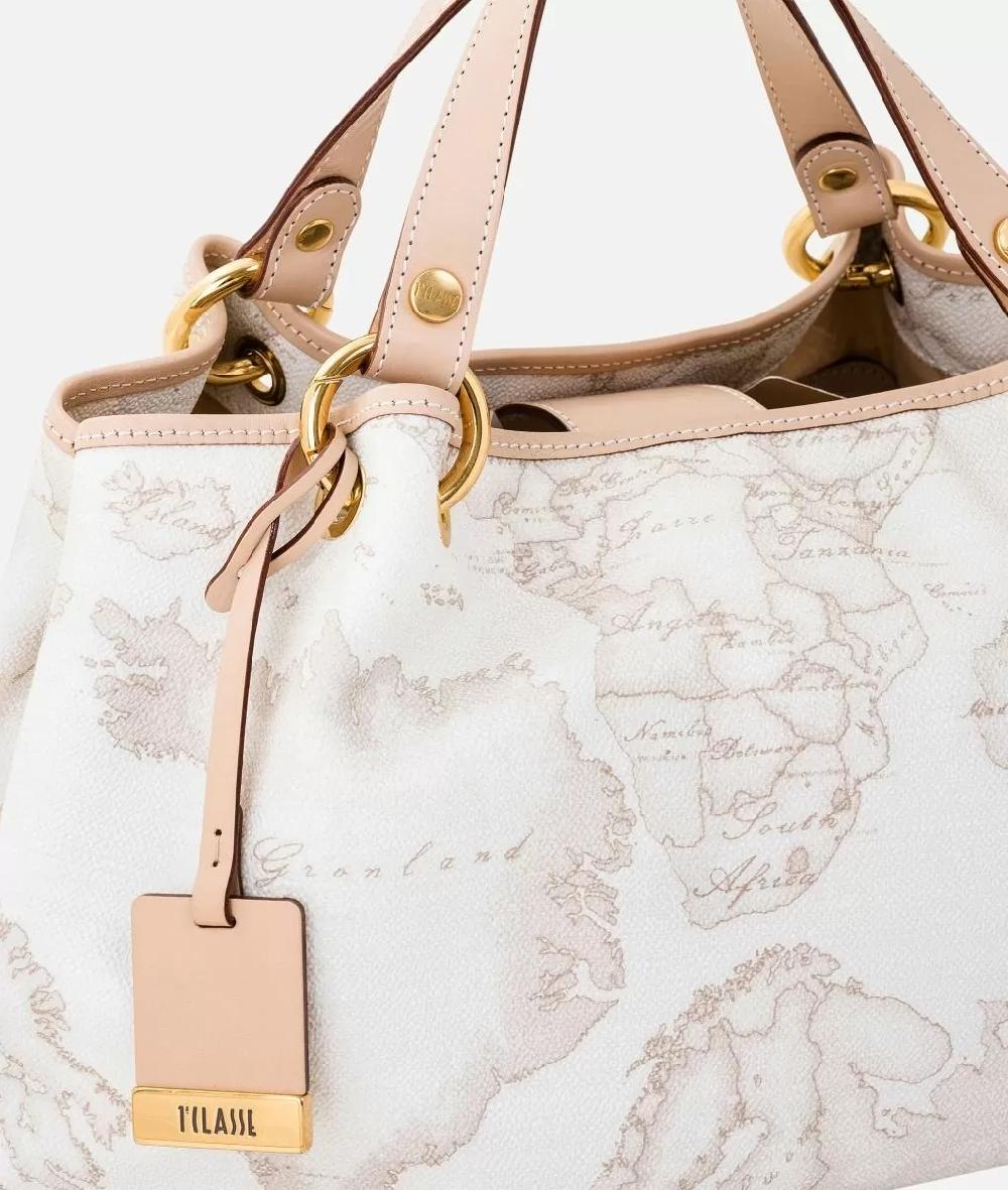Alviero martini 1a classe Geo White Borsa media a mano Moda
