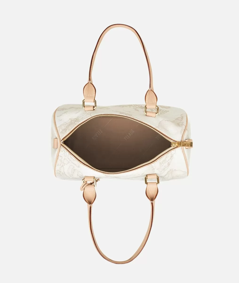 Alviero martini 1a classe Geo White Borsa media a bauletto Italy
