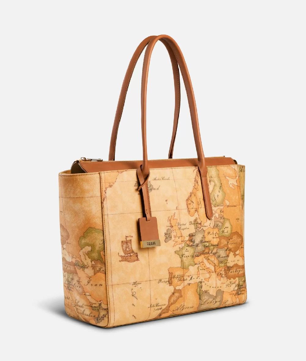 Alviero martini 1a classe Geo Classic Borsa shopping grande Vendita