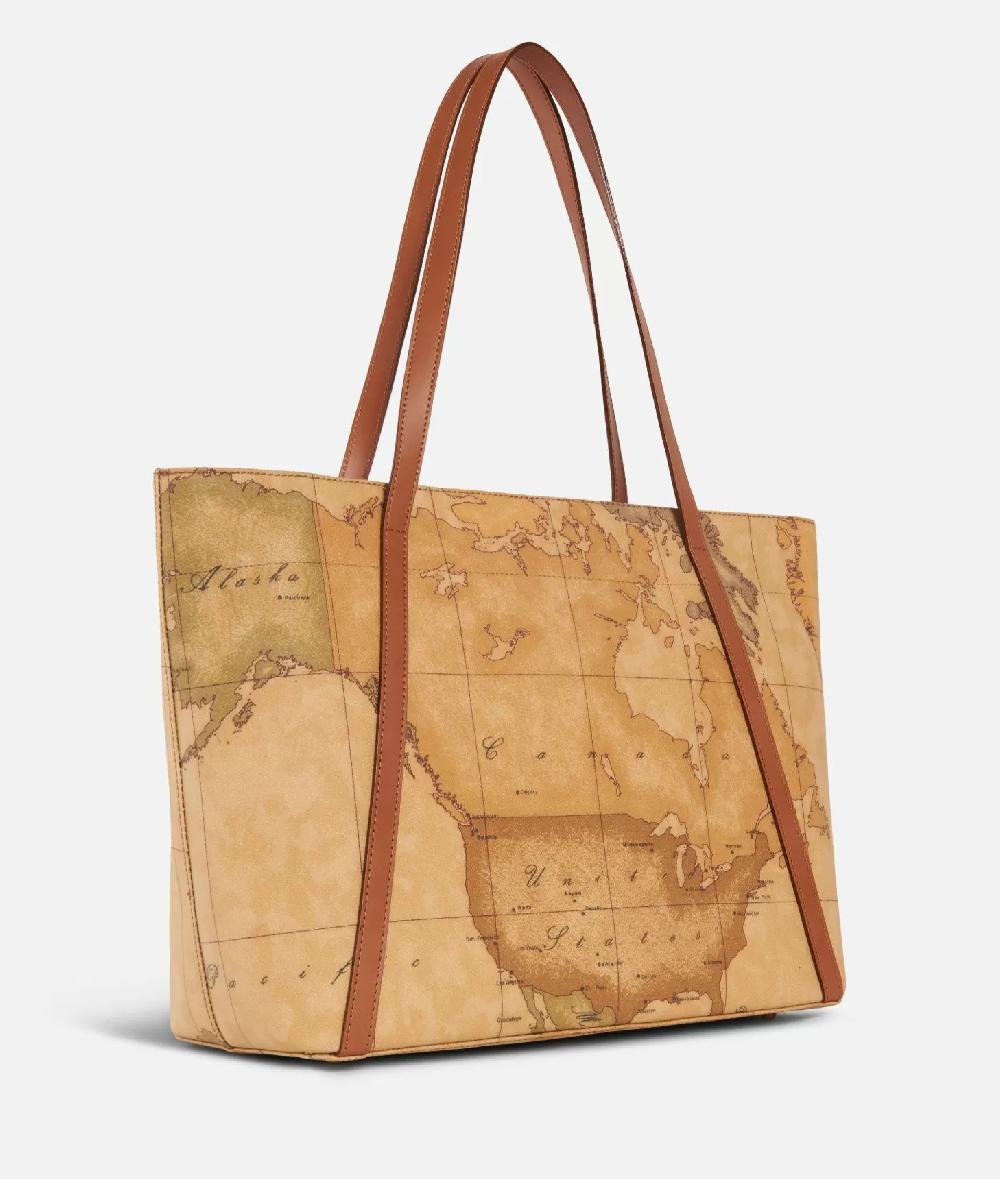 Alviero martini 1a classe Geo Classic Shopping bag con borchiette grande Spedizione Gratuita