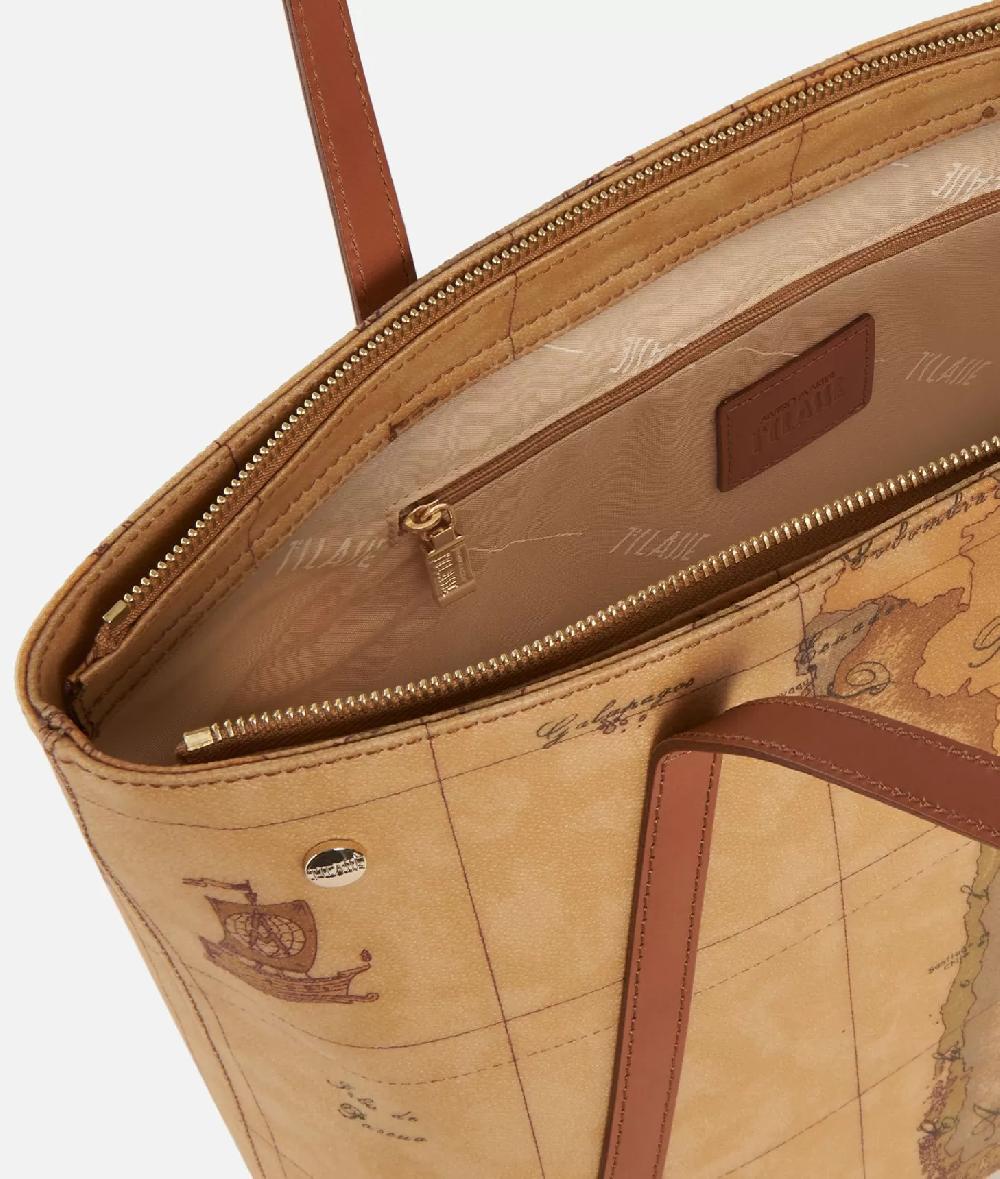 Alviero martini 1a classe Geo Classic Shopping bag con borchiette grande Spedizione Gratuita