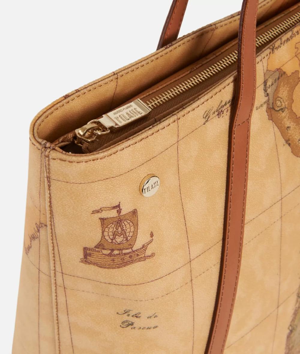 Alviero martini 1a classe Geo Classic Shopping bag con borchiette grande Spedizione Gratuita