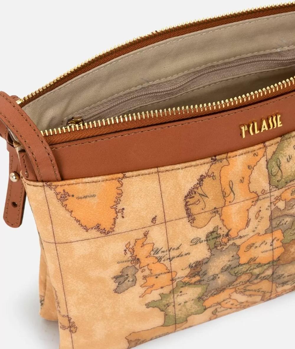 Alviero martini 1a classe Geo Classic borsa a tracolla media Rilascio limitato