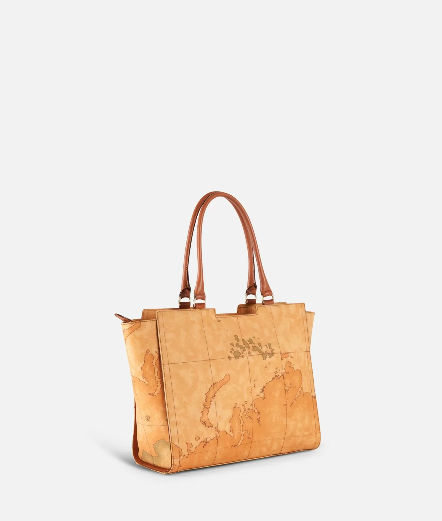Alviero martini 1a classe Geo Classic Borsa shopping con banda centrale Sostegno trimestrale