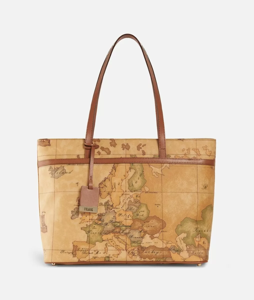 Alviero martini 1a classe Borsa shopping con tasca