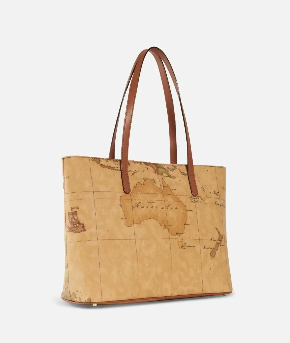 Alviero martini 1a classe Borsa shopping con tasca Fino al 55% di sconto