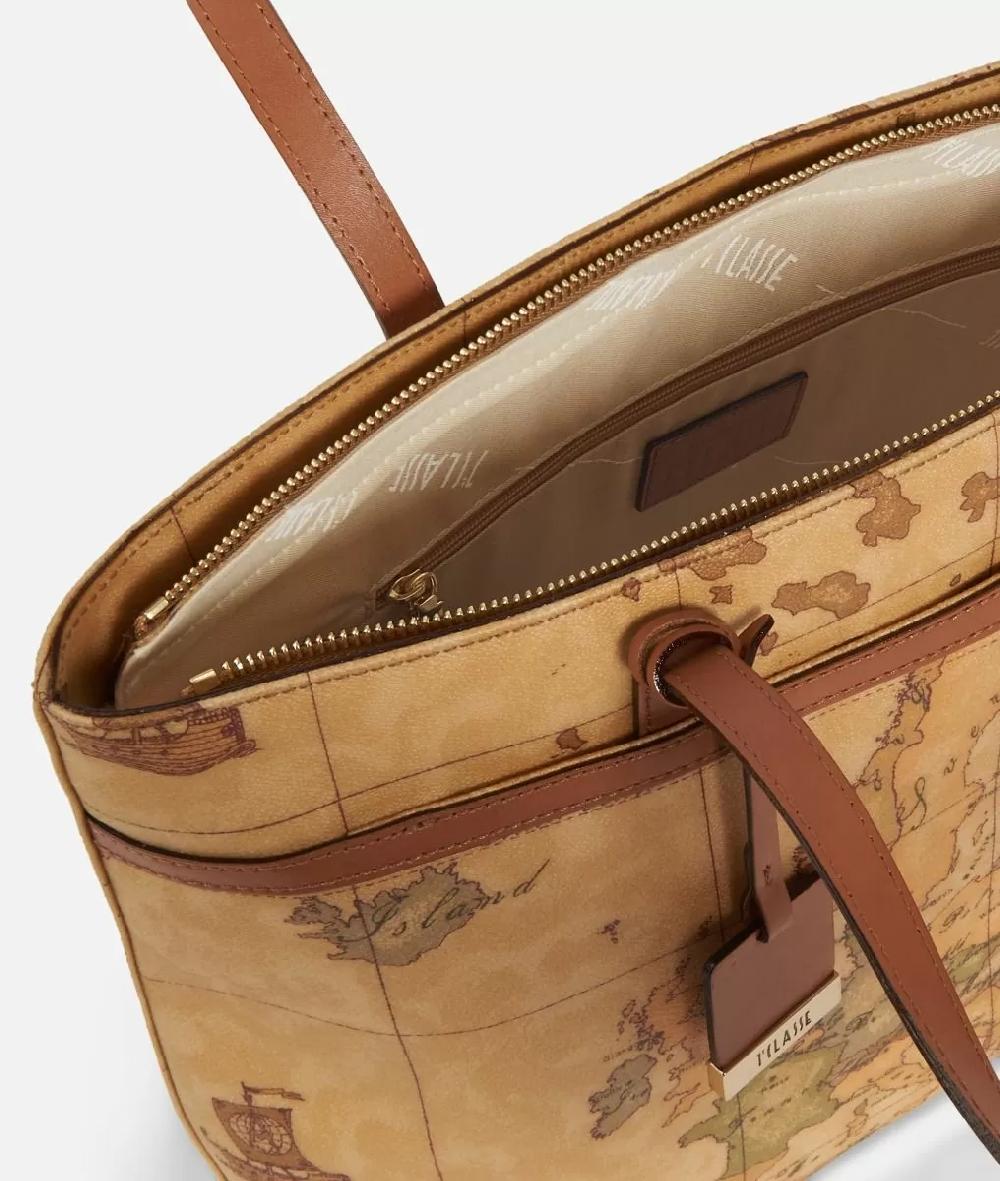 Alviero martini 1a classe Borsa shopping con tasca Fino al 55% di sconto