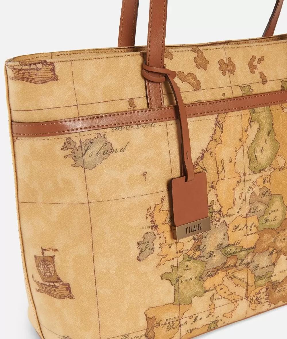 Alviero martini 1a classe Borsa shopping con tasca Fino al 55% di sconto