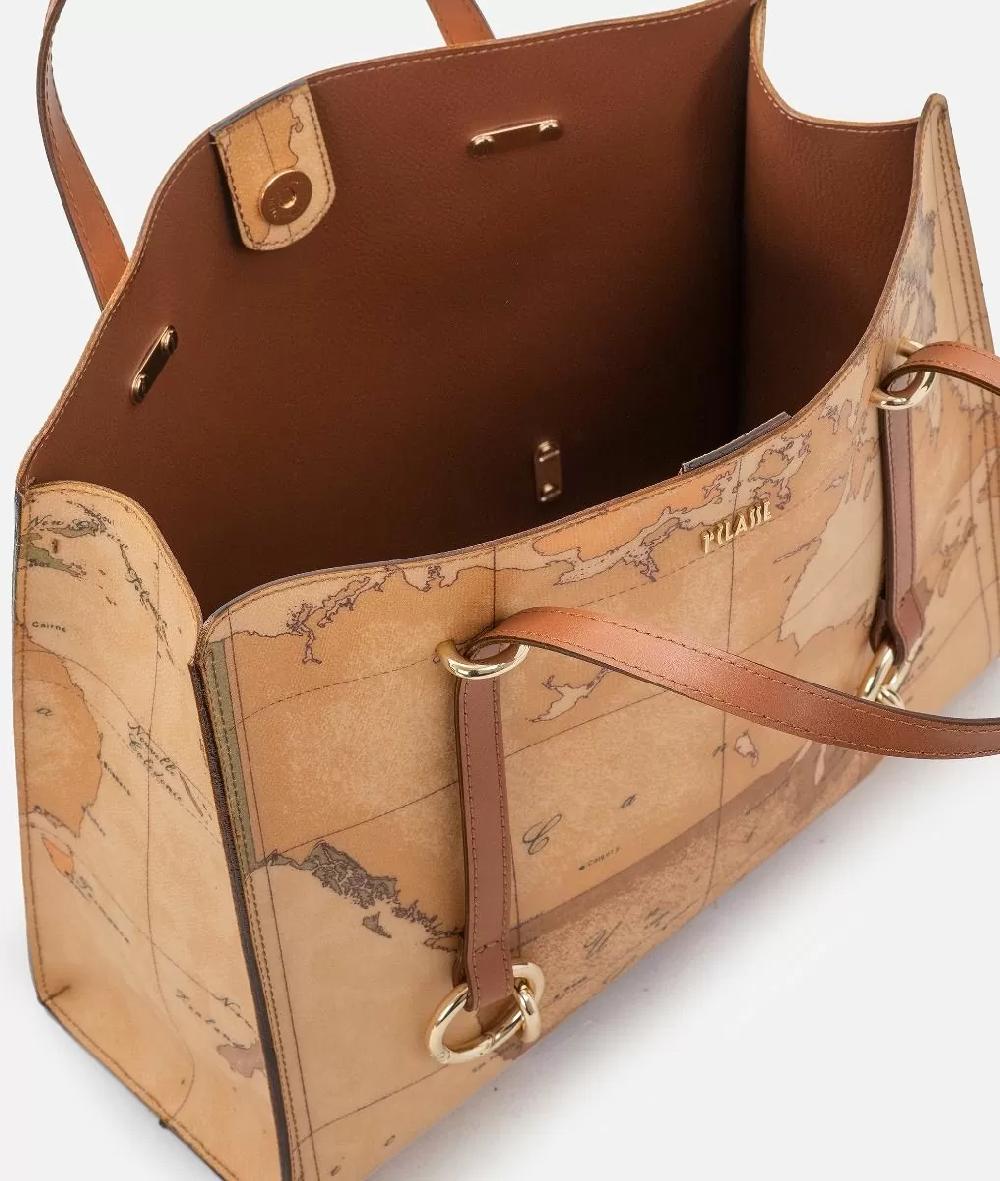 Alviero martini 1a classe Geo Classic borsa shopping sfoderata Solo un giorno rimasto
