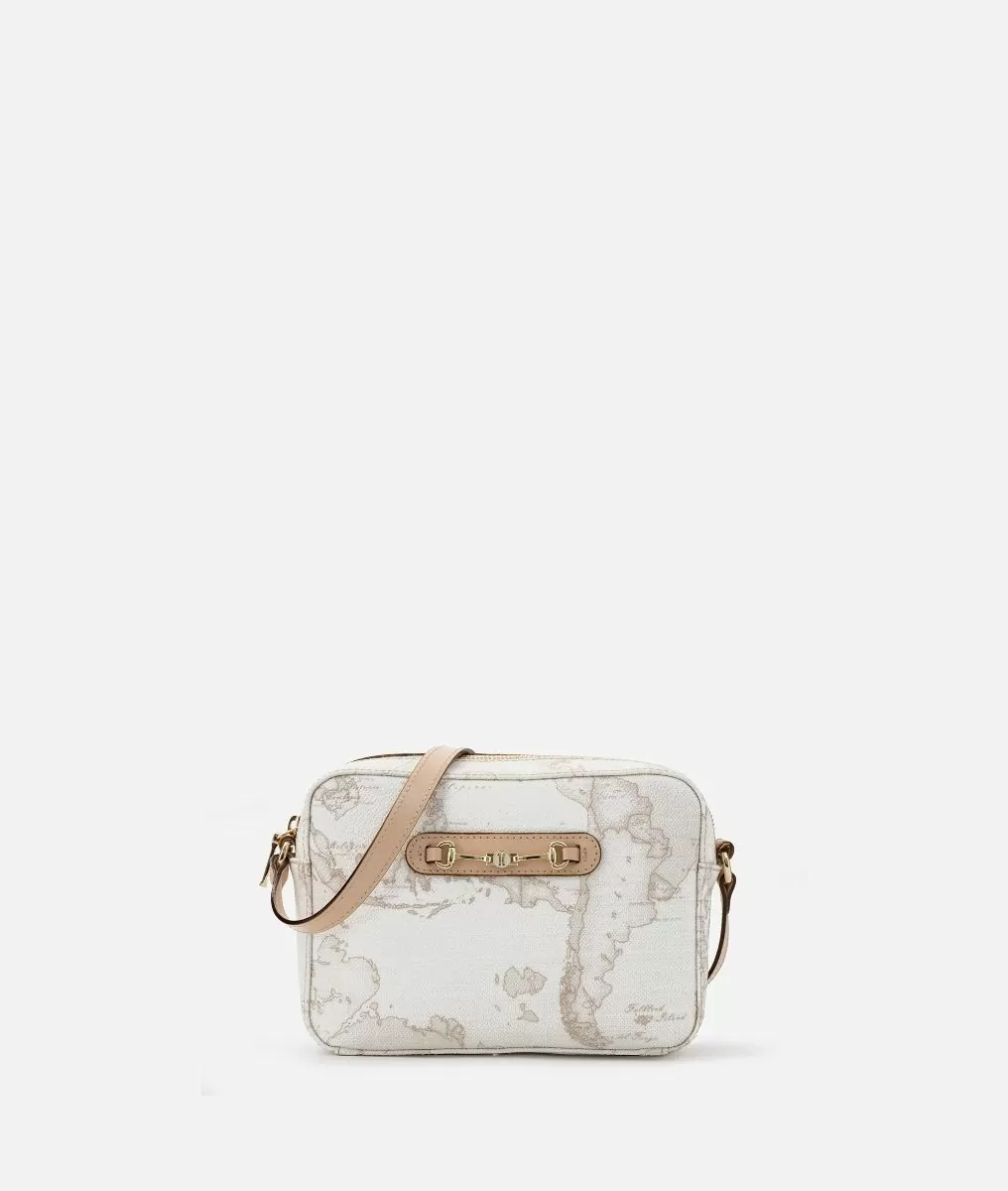 Alviero martini 1a classe Geo White tracollina reporter Black Friday Prezzi