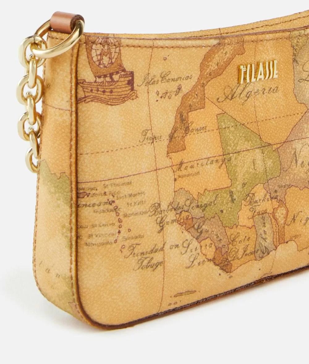 Alviero martini 1a classe Pochette con tracolla in tessuto Geo Classic Naturale Sconti questo mese