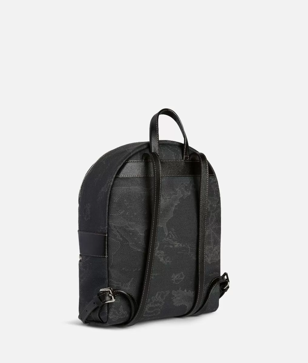 Alviero martini 1a classe Geo Black zaino medio con logo 1A Classe Italia