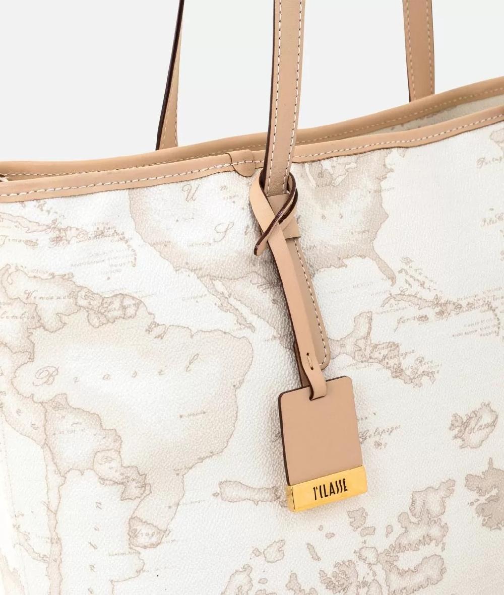 Alviero martini 1a classe Geo White Borsa shopping grande Negozi Online