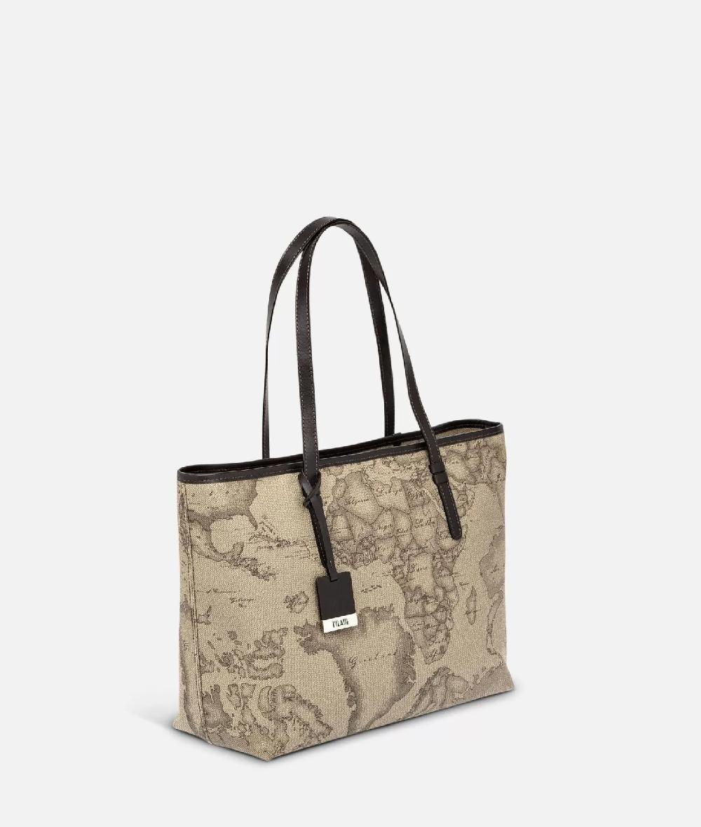Alviero martini 1a classe Geo Tortora Borsa shopping grande Consegna Veloce
