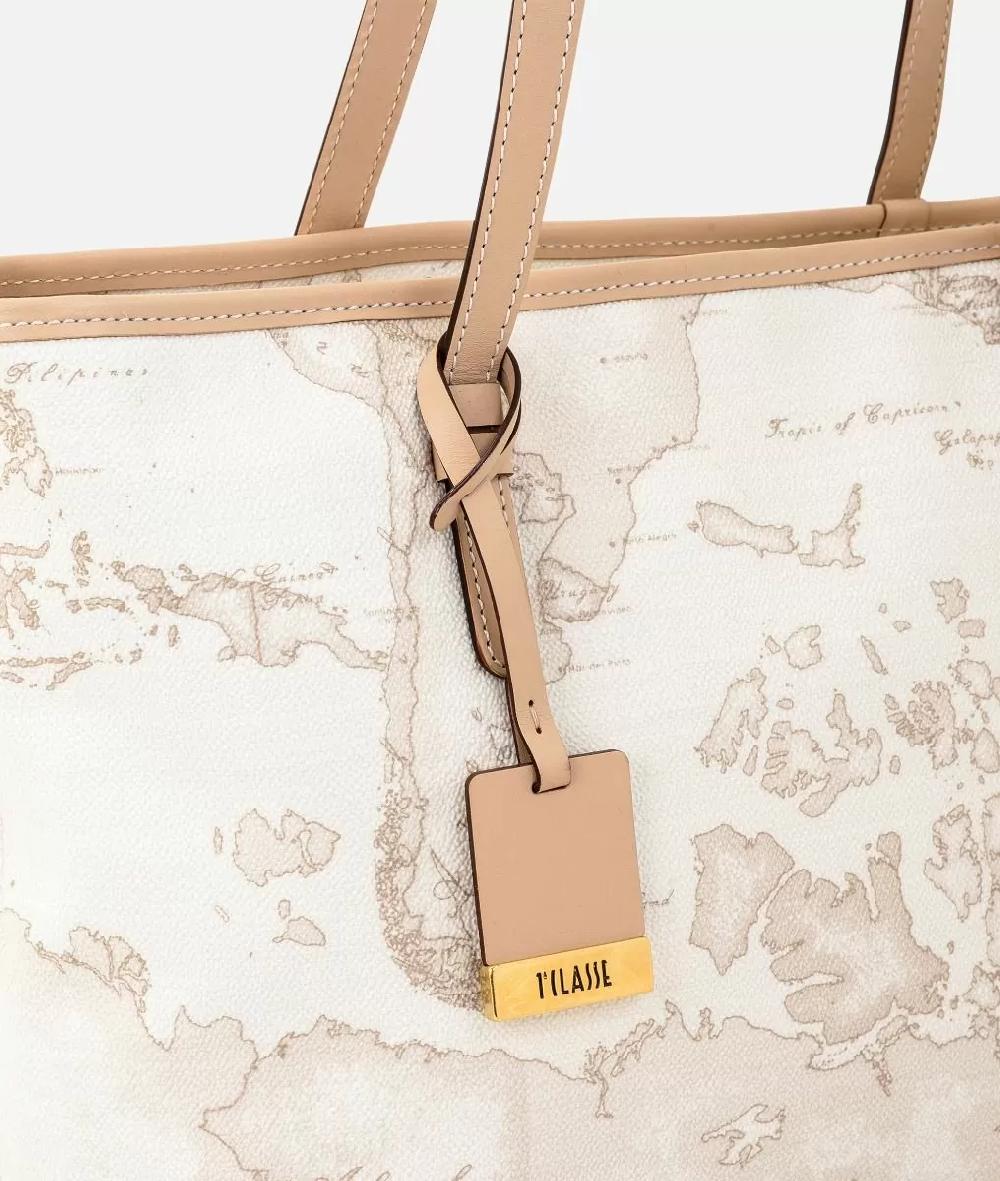 Alviero martini 1a classe Geo White Borsa shopping media Novità
