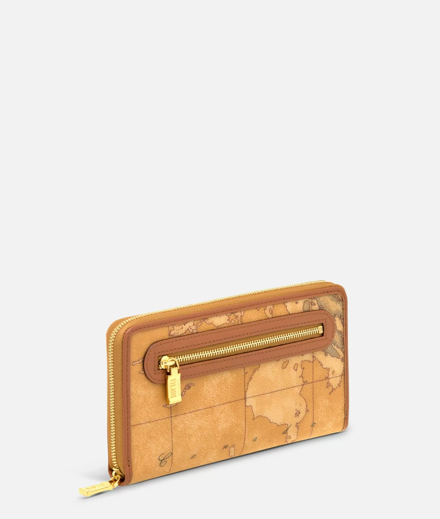 Alviero martini 1a classe Geo Classic Portafogli grande con zip e tasca Offerte