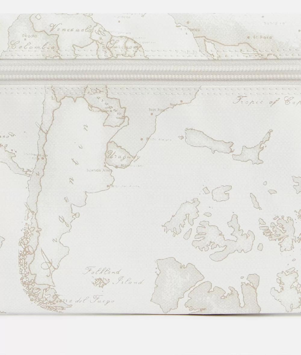 Alviero martini 1a classe Geo Soft White bustina grande rettangolare Vendite stagionali