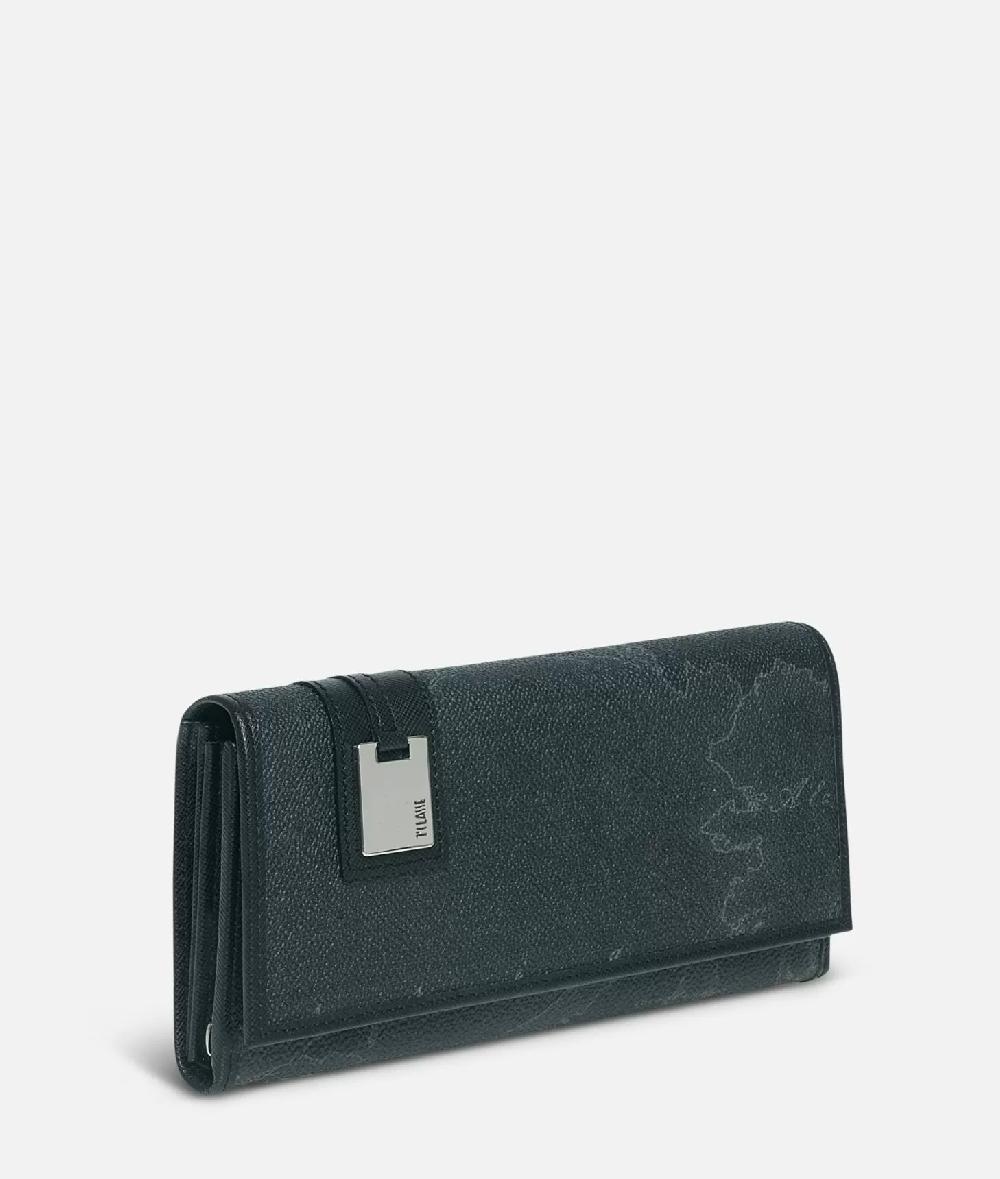 Alviero martini 1a classe Geo Black Portafogli grande Vendita calda