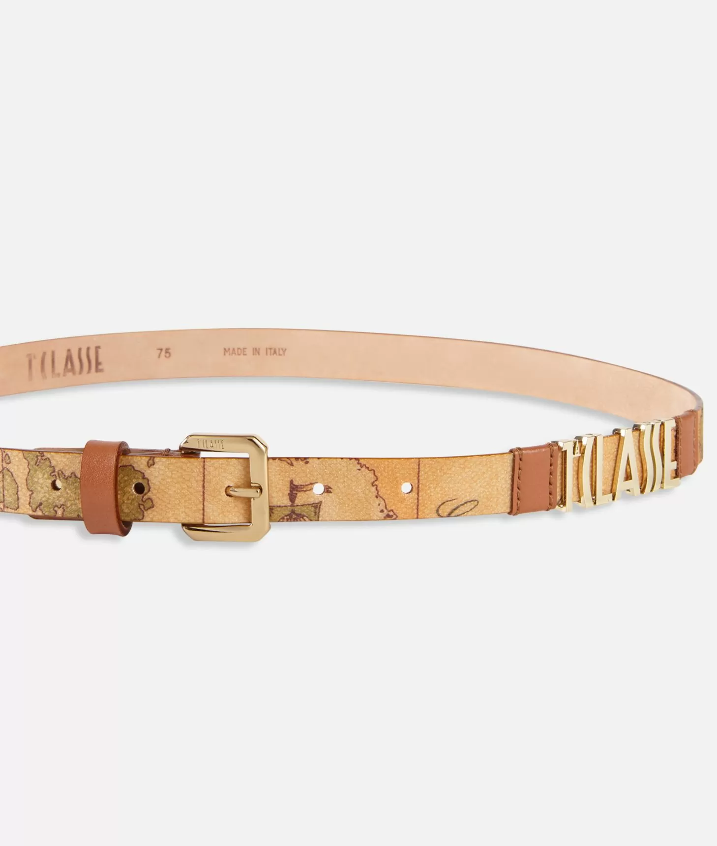 Alviero martini 1a classe Geo Classic cintura da donna logo lettering Lightning offer