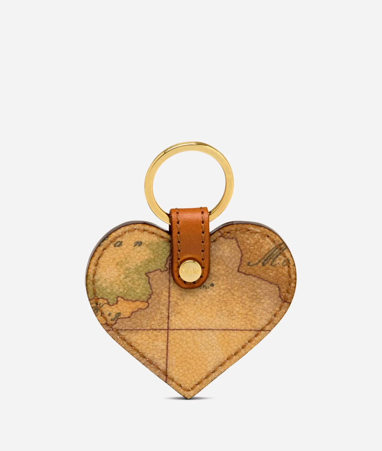 Alviero martini 1a classe Geo Classic Portachiavi a cuore con anello