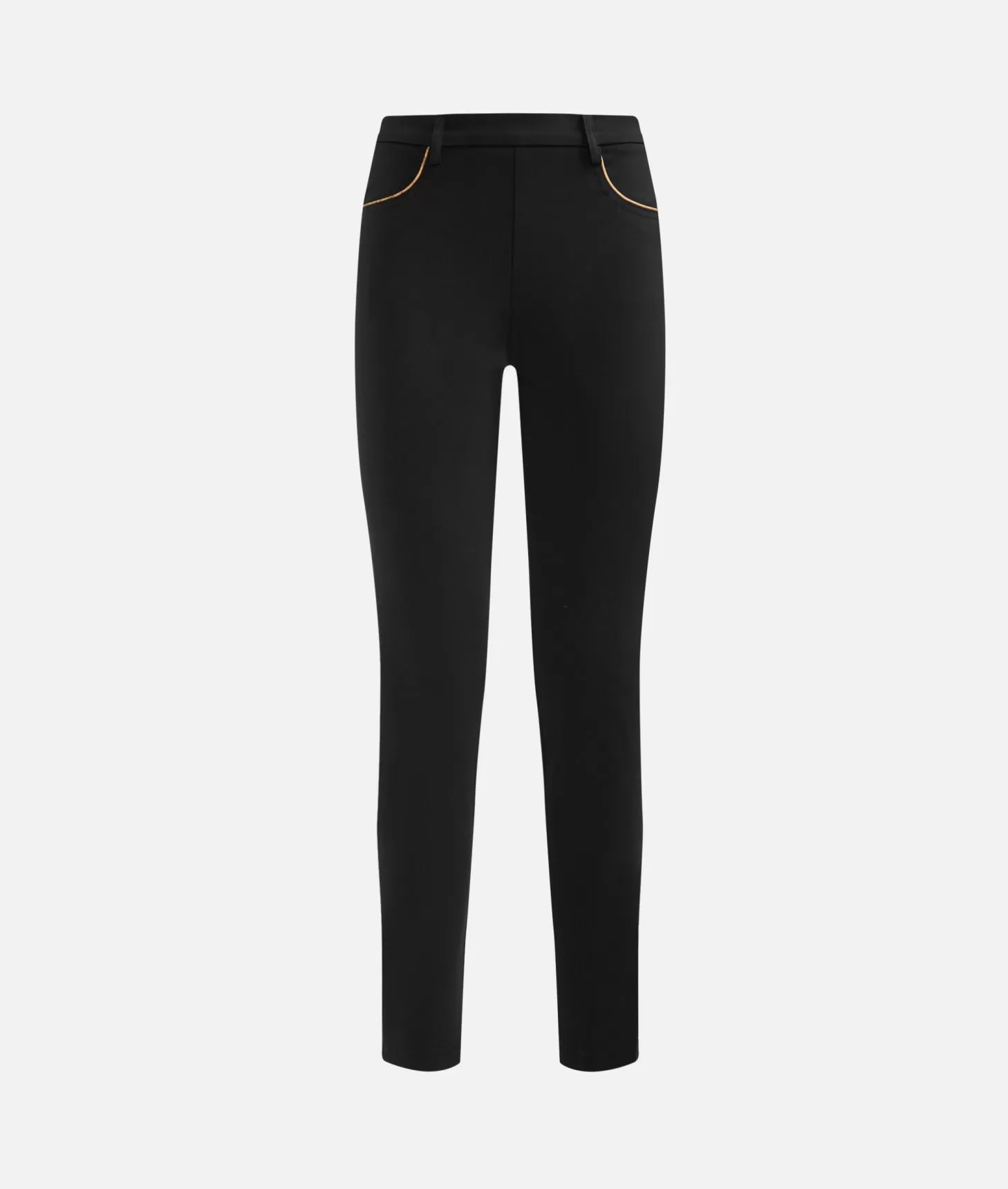 Alviero martini 1a classe Pantaloni in tessuto tecnico scuba Neri Outlet