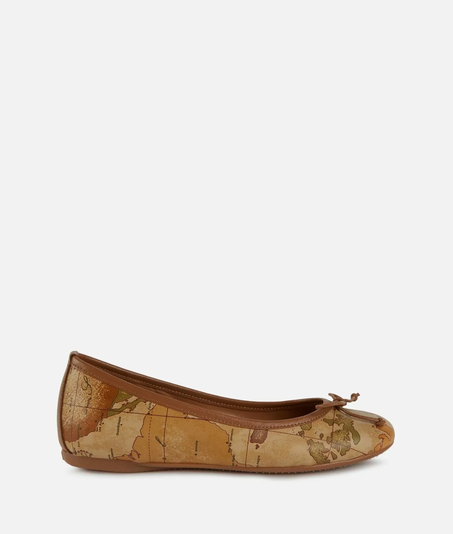 Alviero martini 1a classe Ballerine in tessuto stampa Geo Classic