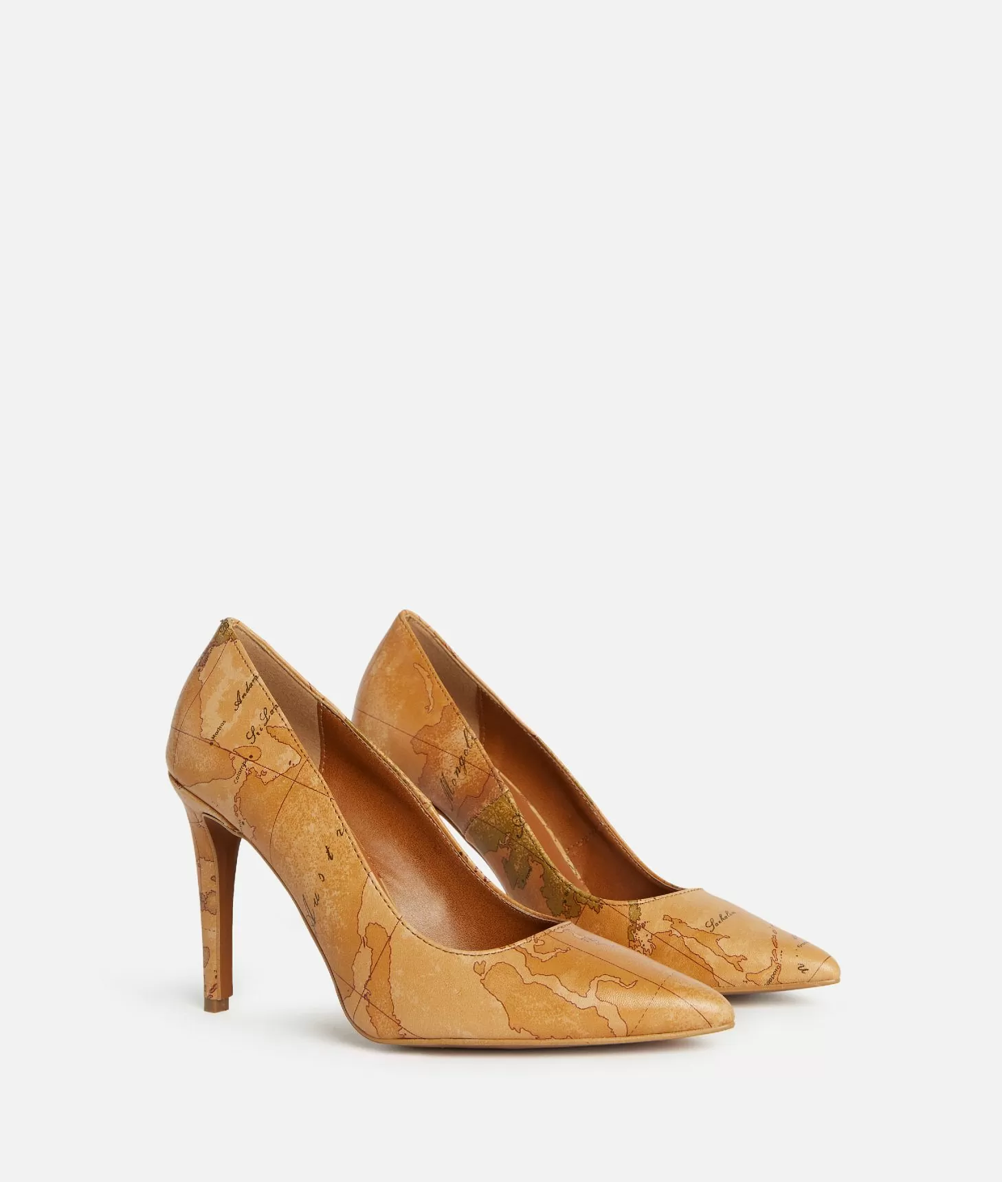 Alviero martini 1a classe Décolleté in nappa con tacco alto stampa Geo Classic Black Friday
