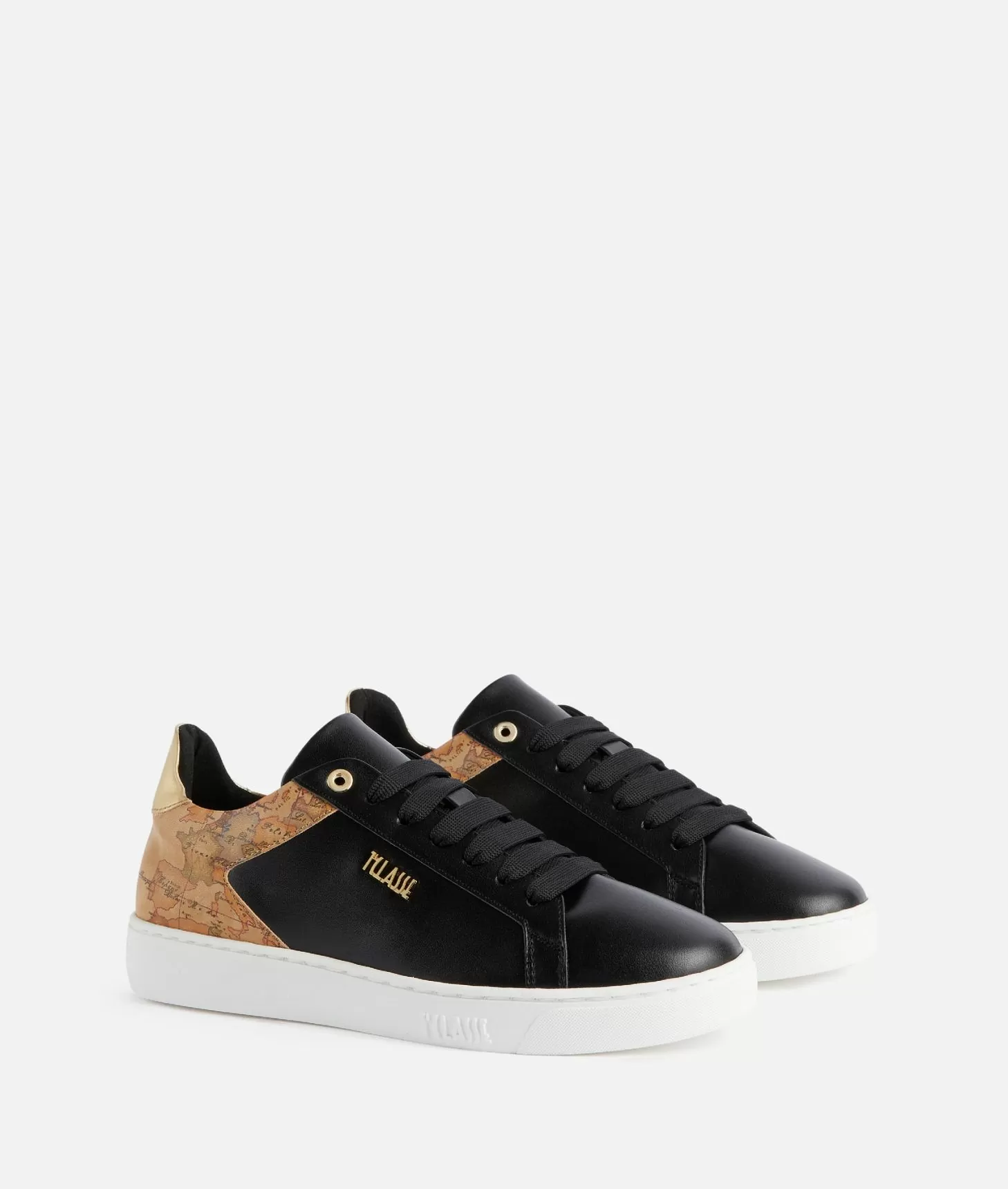 Alviero martini 1a classe Sneakers in eco nappa con logo 1ᴬ Classe Nere Cyber Monday