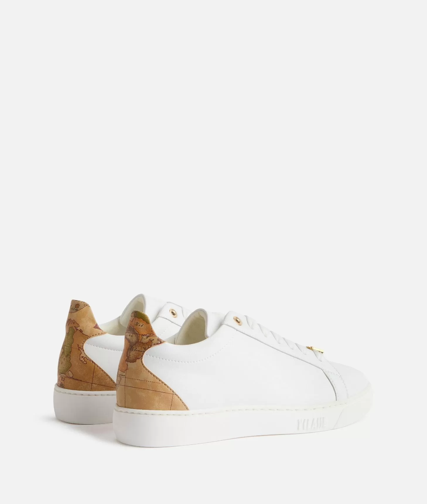 Alviero martini 1a classe Sneakers in pelle liscia con passalaccio 1ᴬ Classe Bianche Offerta natalizia