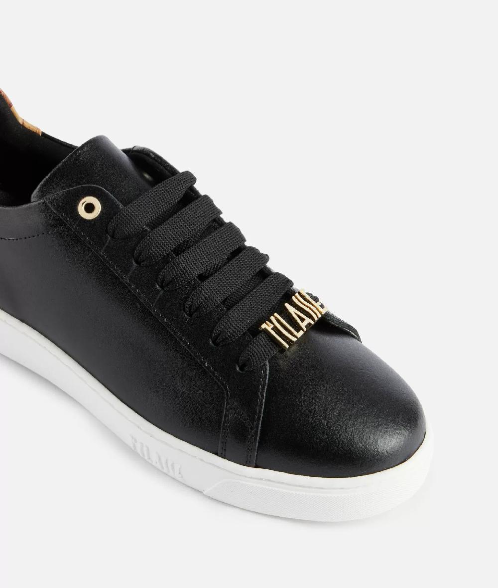 Alviero martini 1a classe Sneakers in pelle liscia con passalaccio 1ᴬ Classe Nere Offerta per la Festa della Mamma