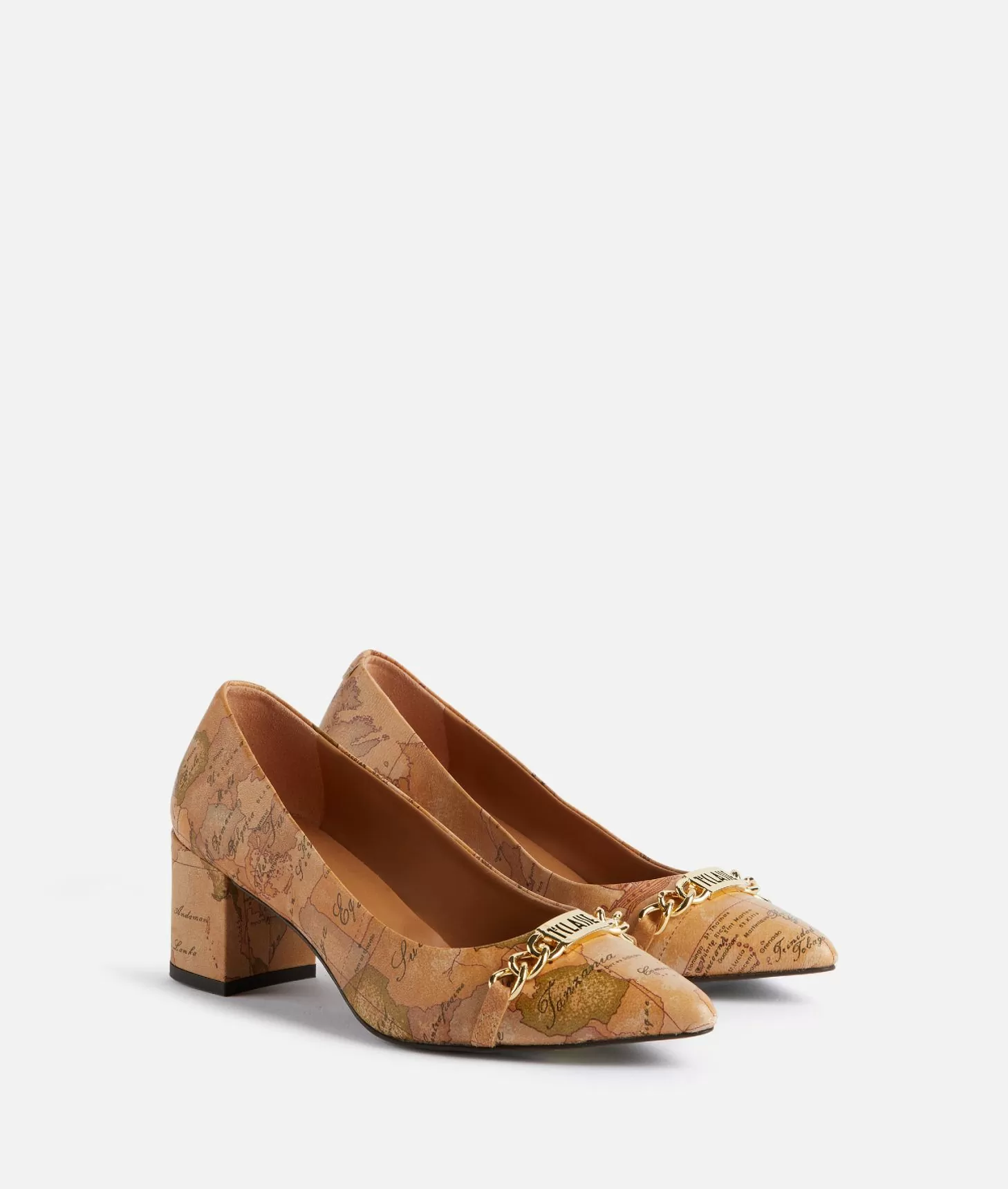 Alviero martini 1a classe Décolleté in nappa con morsetto 1ᴬ Classe Geo Classic Latest fashion