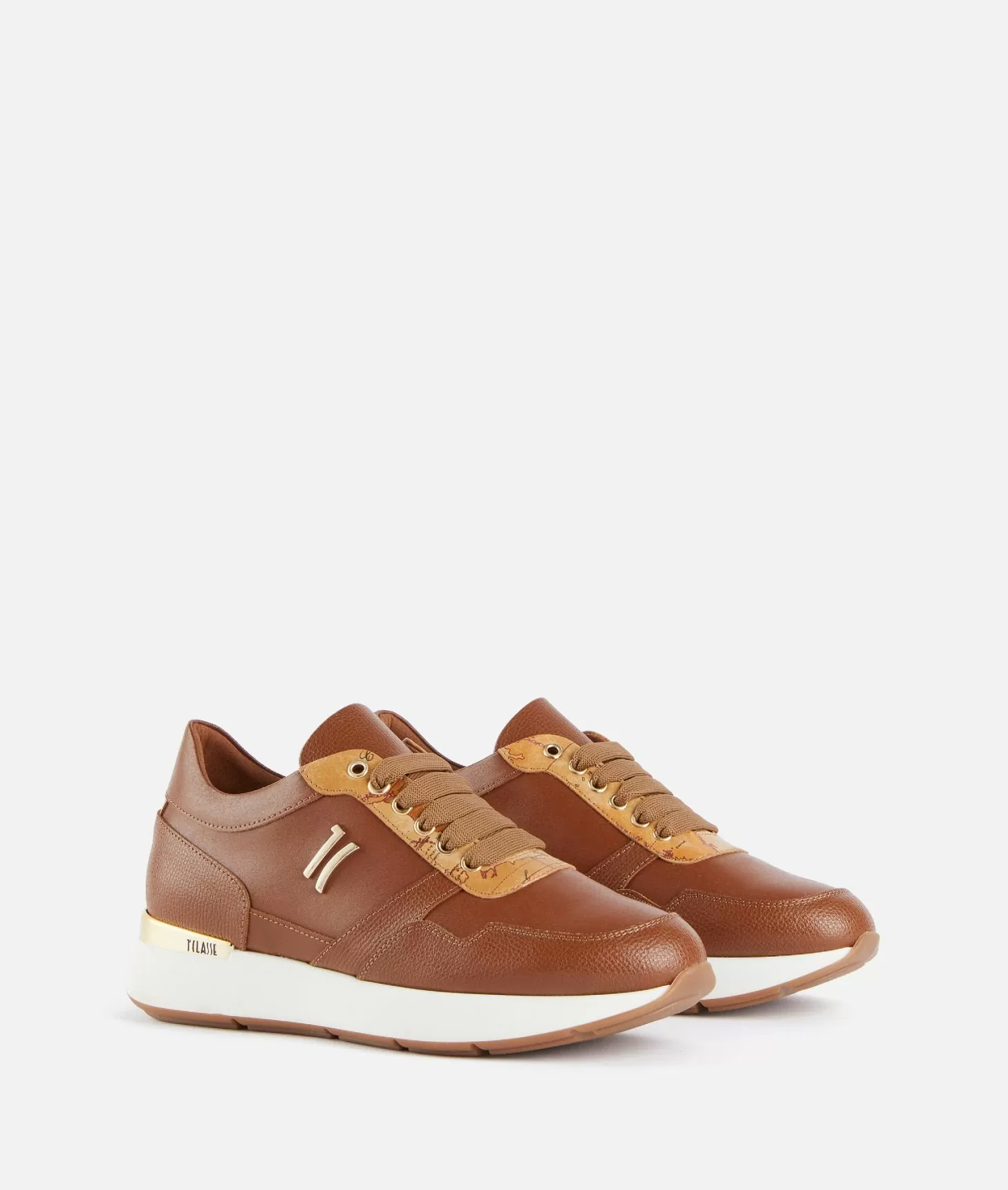 Alviero martini 1a classe Running in pelle granatina con logo 1C Castagna Fino al 65% di sconto