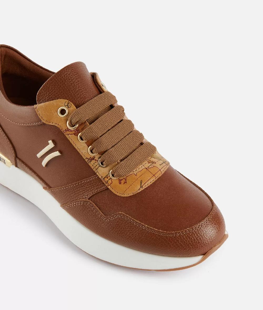 Alviero martini 1a classe Running in pelle granatina con logo 1C Castagna Fino al 65% di sconto
