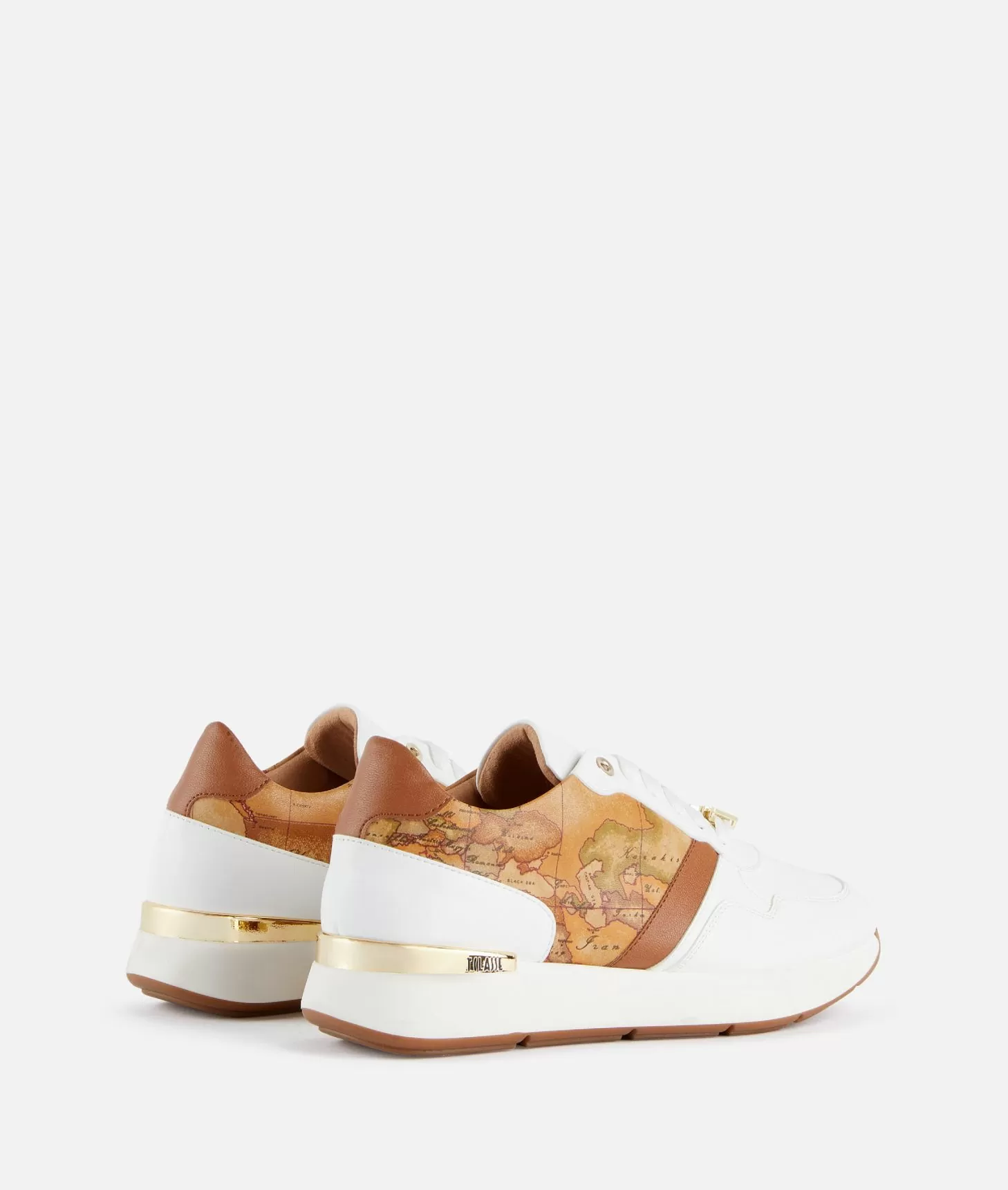 Alviero martini 1a classe Running in eco nappa con passalaccio 1ᴬ Classe Bianche Offerta speciale della fabbrica