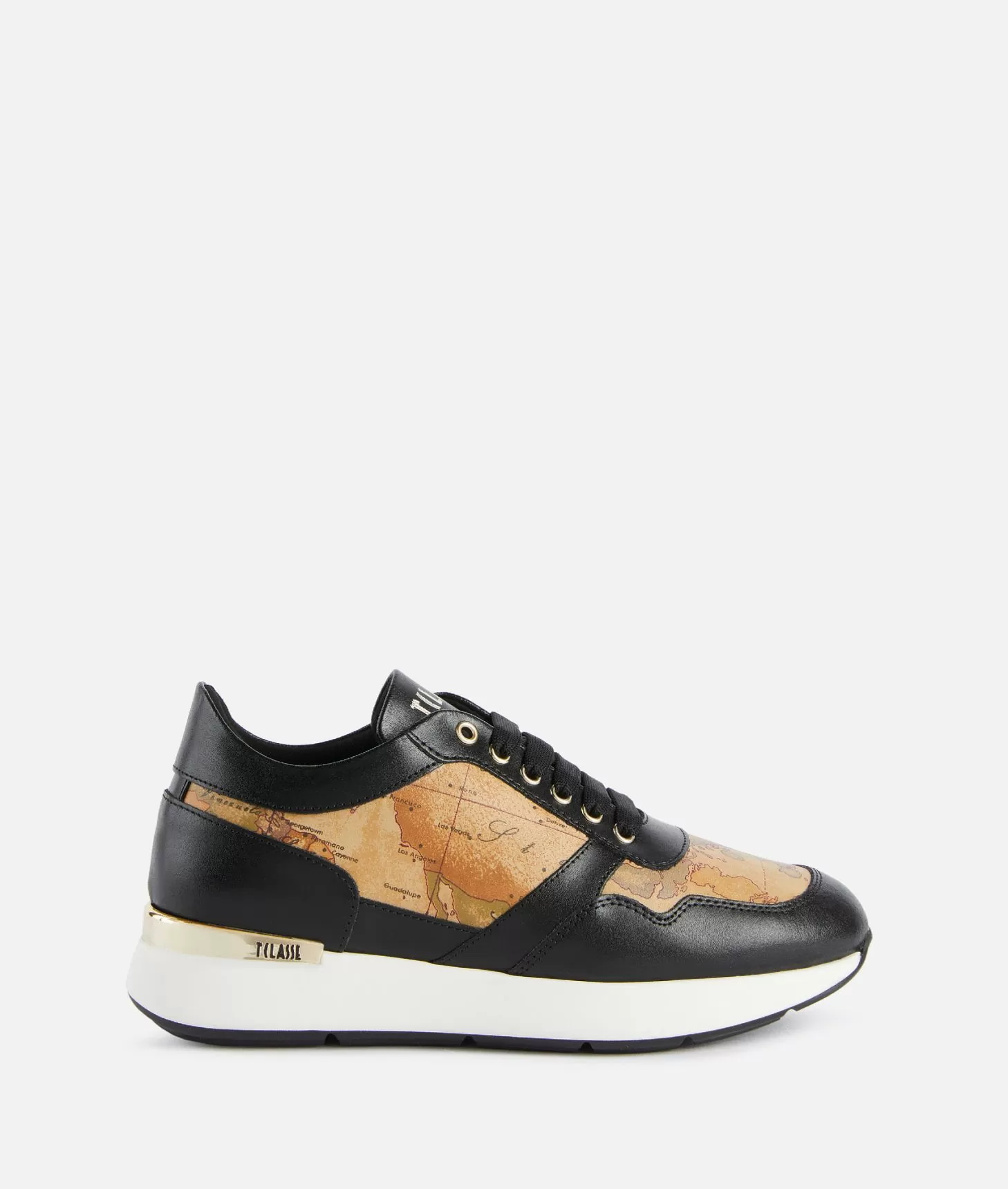 Alviero martini 1a classe Running in pelle liscia con dettagli Geo Classic Nere