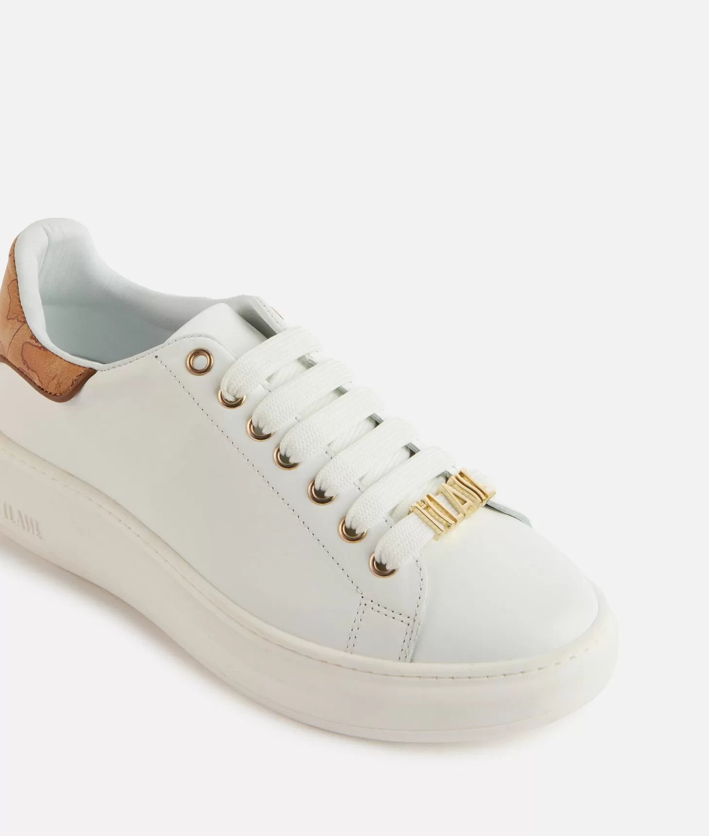 Alviero martini 1a classe Sneakers TR light in pelle liscia con passalaccio 1ᴬ Classe Bianche 50% di sconto con spedizione gratuita