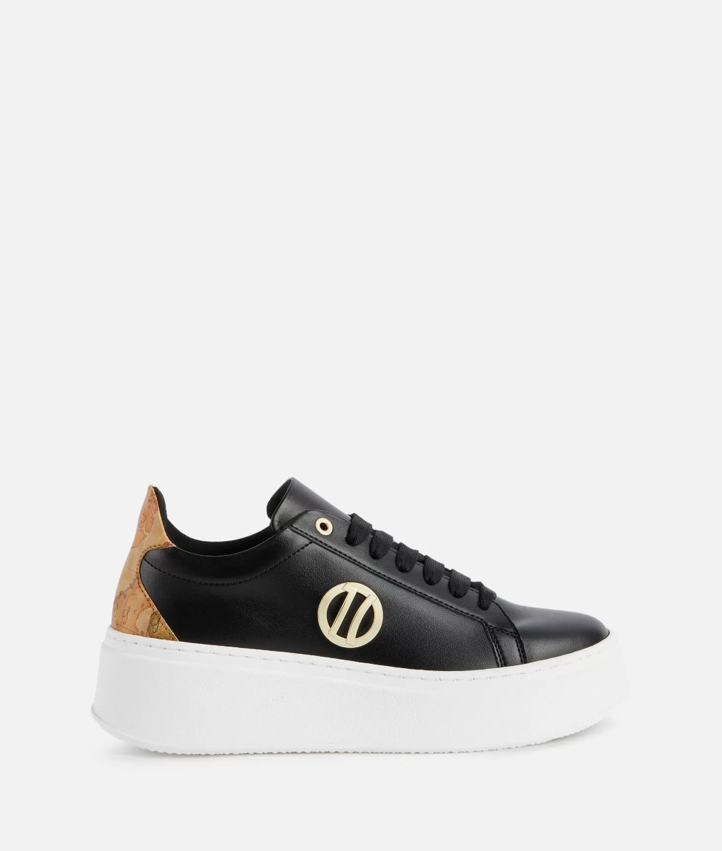 Alviero martini 1a classe Sneakers zeppate in eco nappa con dettaglio 1C Nere