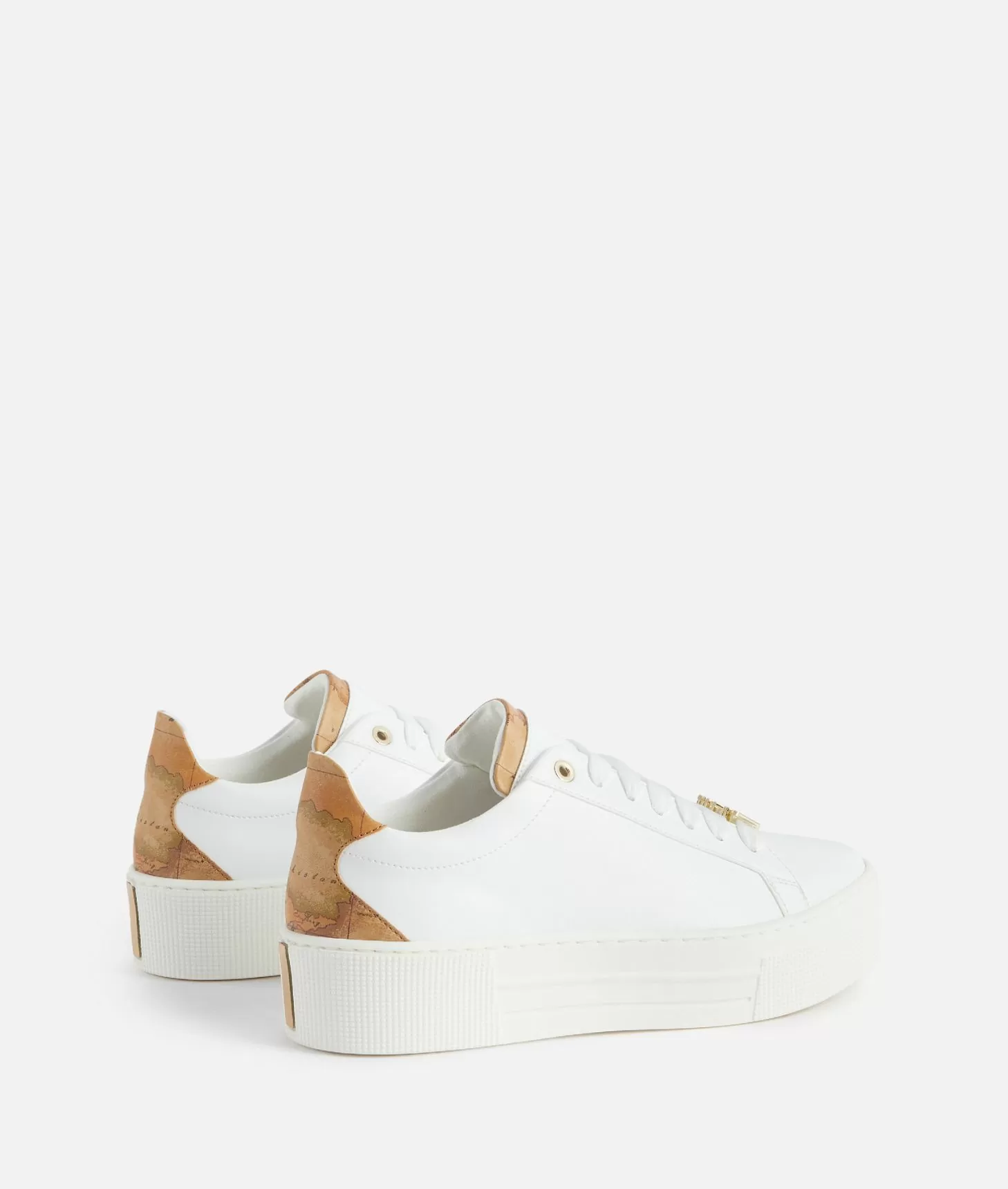 Alviero martini 1a classe Sneakers in eco nappa con passalaccio 1ᴬ Classe Bianche Duty-free