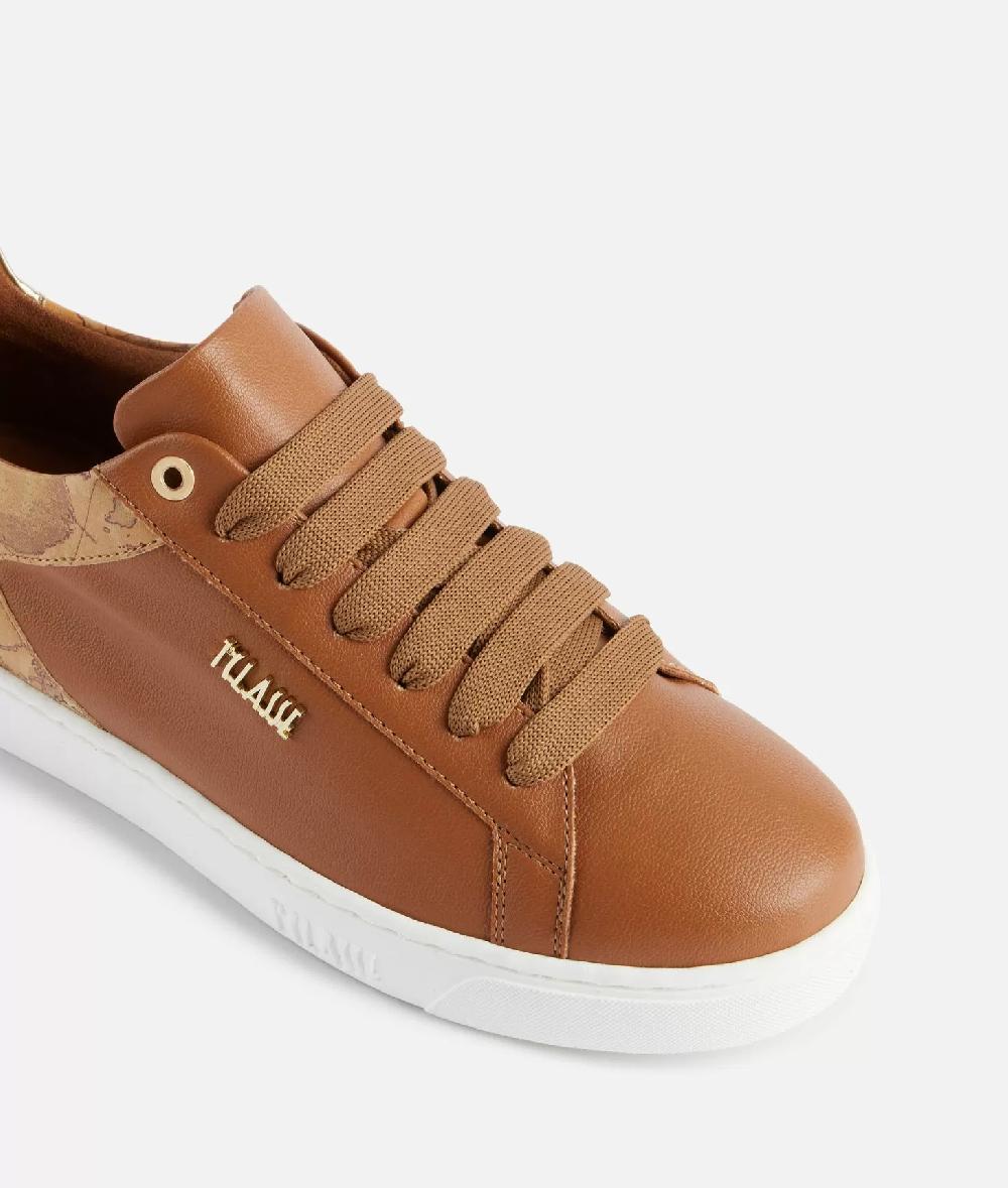 Alviero martini 1a classe Sneakers in eco nappa con logo 1ᴬ Classe Castagna Consegna Veloce