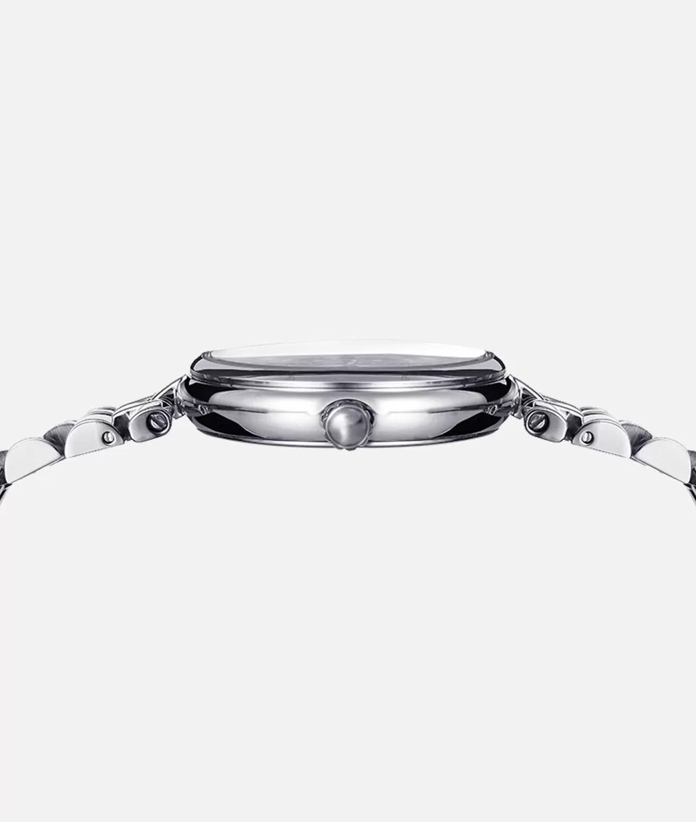 Alviero martini 1a classe Zanzibar orologio in acciaio inossidabile Argento Saldi