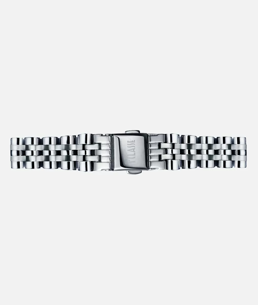 Alviero martini 1a classe Zanzibar orologio in acciaio inossidabile Argento Saldi