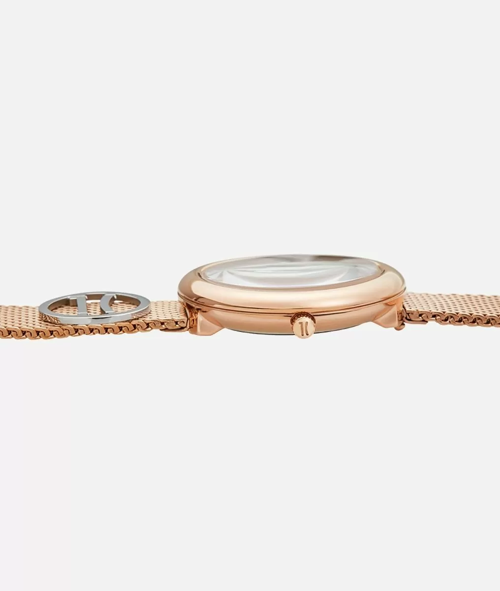Alviero martini 1a classe Antigua orologio in acciaio con logo Monogram 1C Gold Rosé I Più Venduti