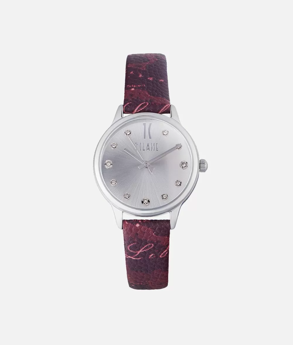 Alviero martini 1a classe Formentera Orologio con cinturino in pelle Geo Rouge